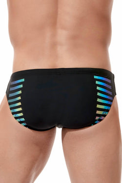 Gregg Homme Black Reflector Swim Brief thumbnail 4