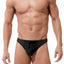 Gregg Homme Black Reflector Swim Thong