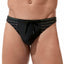 Gregg Homme Black Reflector Swim Thong