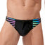 Gregg Homme Black Reflector Swim Thong