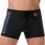 Gregg Homme Black Reflector Swim Trunk