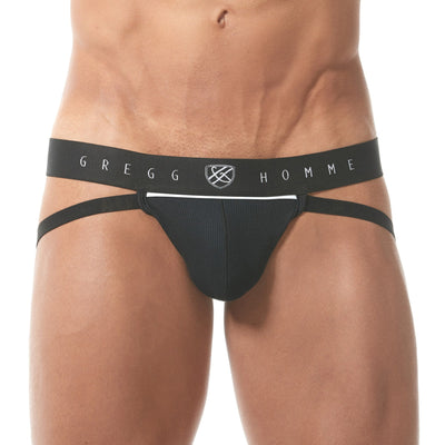 Gregg Homme Black Ribbed Modal Jock