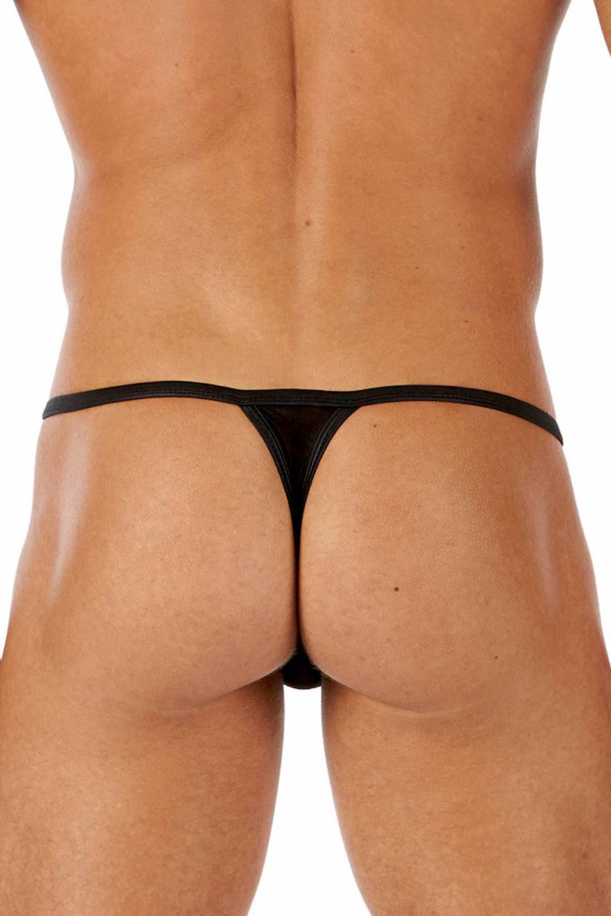 Gregg Homme Black Show-Off Candle Thong