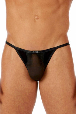 Gregg Homme Black Show-Off Candle Thong thumbnail 1