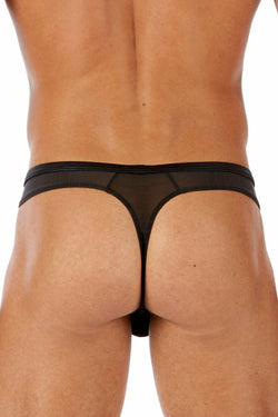 Gregg Homme Black Show-Off Thong thumbnail 3