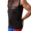Gregg Homme Black Soiree Microfiber Mesh Muscle Shirt