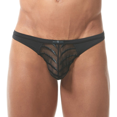 Gregg Homme Black Soiree Microfiber Thong