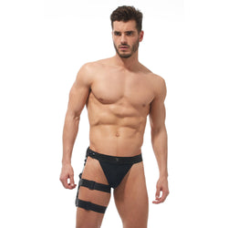 Gregg Homme Black Strap Harness Bottom With Leg Band thumbnail 1