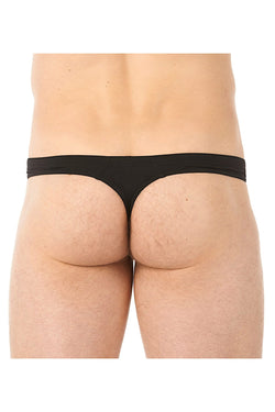Gregg Homme Black Undo Detachable Leather Pouch Thong thumbnail 4
