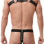 Gregg Homme Black Unzip Leather Chest Harness