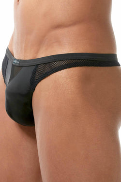 Gregg Homme Black Vigor Italian-Mesh Thong thumbnail 2
