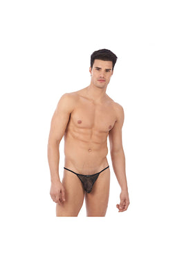 Gregg Homme Black Wired Mesh G-String thumbnail 4