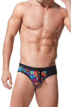 Gregg Homme Flamed-Print Swim Brief thumbnail 1