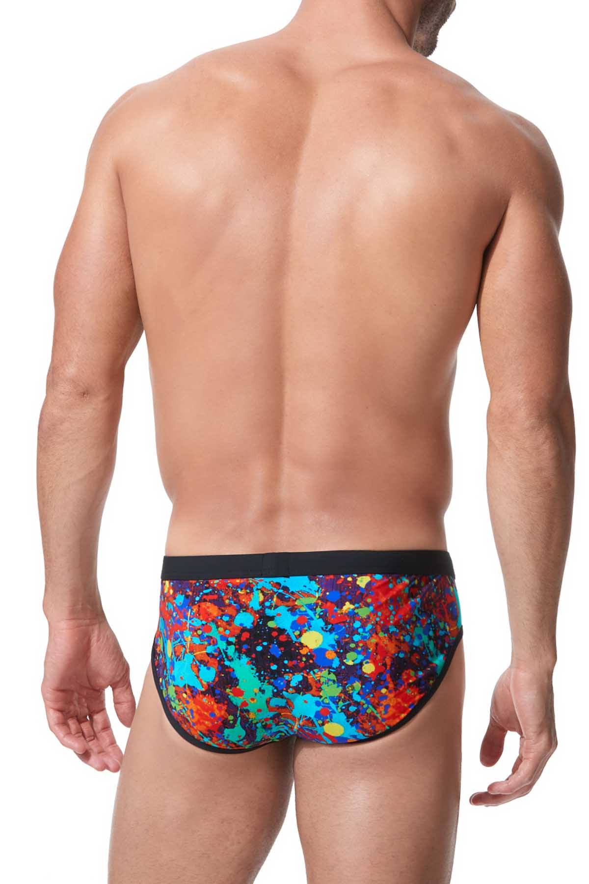 Gregg Homme Flamed-Print Swim Brief