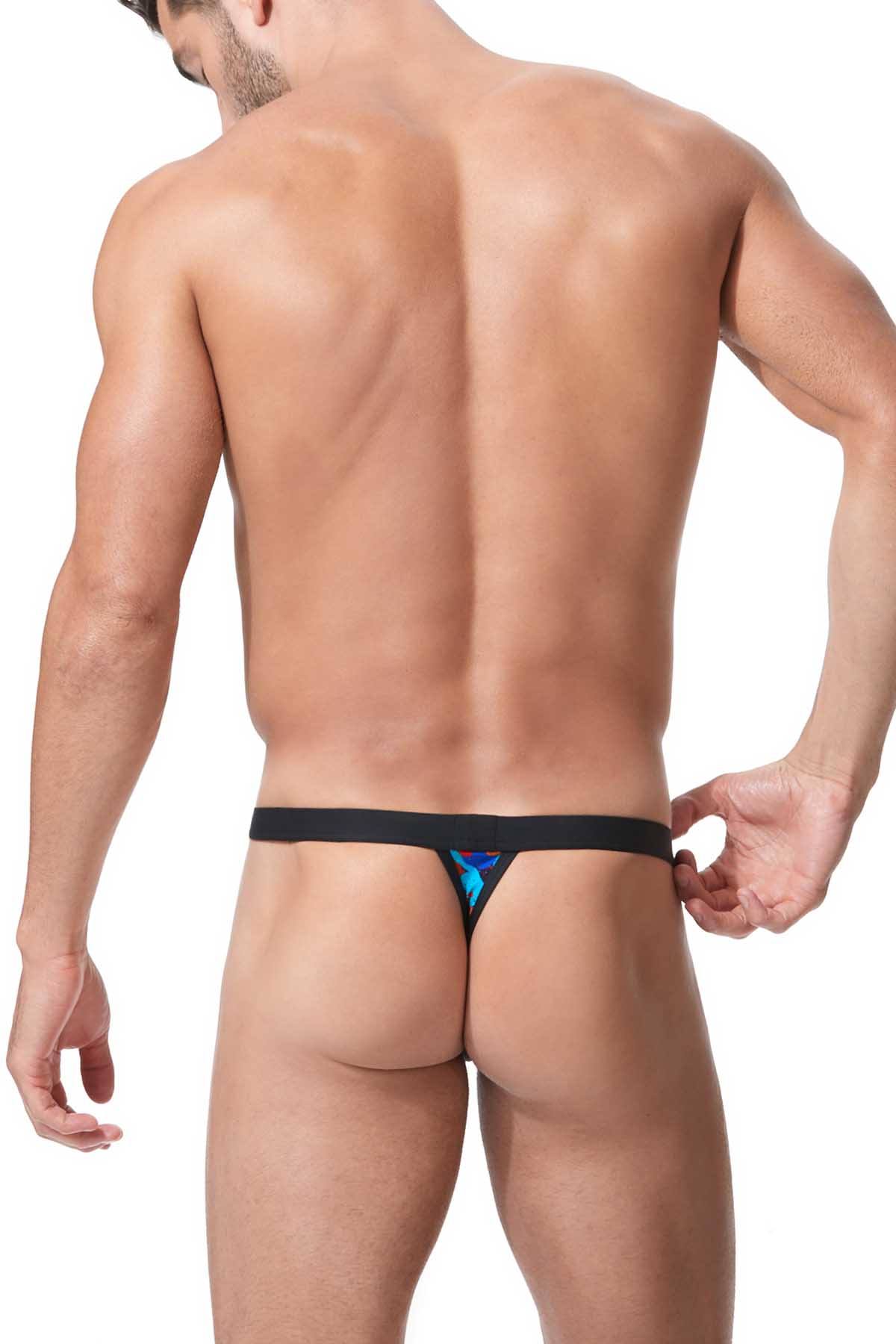 Gregg Homme Flamed-Print Swim Thong