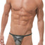 Gregg Homme Grey-Leopard Captive Pouch G-String