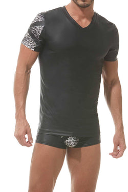 Gregg Homme Grey-Leopard Captive Short-Sleeve Tee thumbnail 2
