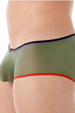Gregg Homme Khaki Affair Sheer Knit Trunk thumbnail 2