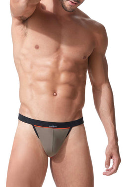 Gregg Homme Khaki Cruising Swim Thong thumbnail 1