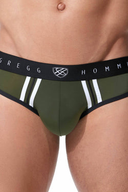 Gregg Homme Khaki Push-Up 2.0 Padded Jock thumbnail 2