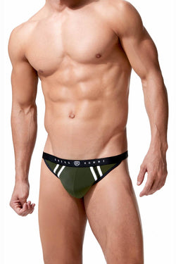 Gregg Homme Khaki Push-Up 2.0 Padded Thong thumbnail 1