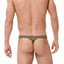 Gregg Homme Khaki Reflector Swim Thong