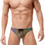 Gregg Homme Khaki Reflector Swim Thong