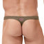 Gregg Homme Khaki Reflector Swim Thong