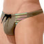 Gregg Homme Khaki Reflector Swim Thong