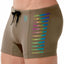Gregg Homme Khaki Reflector Swim Trunk
