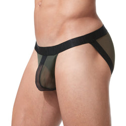 Gregg Homme Khaki Temptation C-Ring Brief thumbnail 1