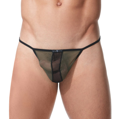 Gregg Homme Khaki Temptation Mesh G-String