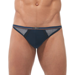 Gregg Homme Navy Push Up 3.0 Thong thumbnail 1
