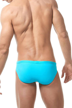 Gregg Homme Orange/Aqua Sea Reef Swimwear Brief thumbnail 2