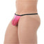 Gregg Homme Pink Mesh Suspender C-Ring String