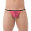 Gregg Homme Pink Mesh Suspender C-Ring String