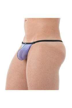 Gregg Homme Purple Mesh Suspender C-Ring String thumbnail 2