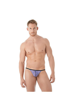 Gregg Homme Purple Mesh Suspender C-Ring String thumbnail 3