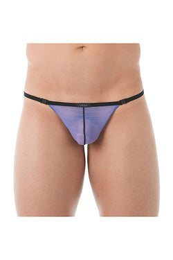 Gregg Homme Purple Mesh Suspender C-Ring String thumbnail 1