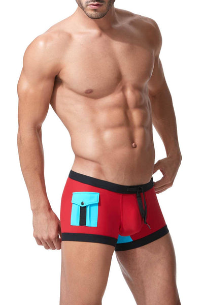 Gregg Homme Red Cruising Swim Trunk