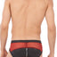 Gregg Homme Red Leather-Look Reckless Zipper Brief