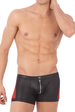 Gregg Homme Red Leather-Look Reckless Zipper Trunk thumbnail 1