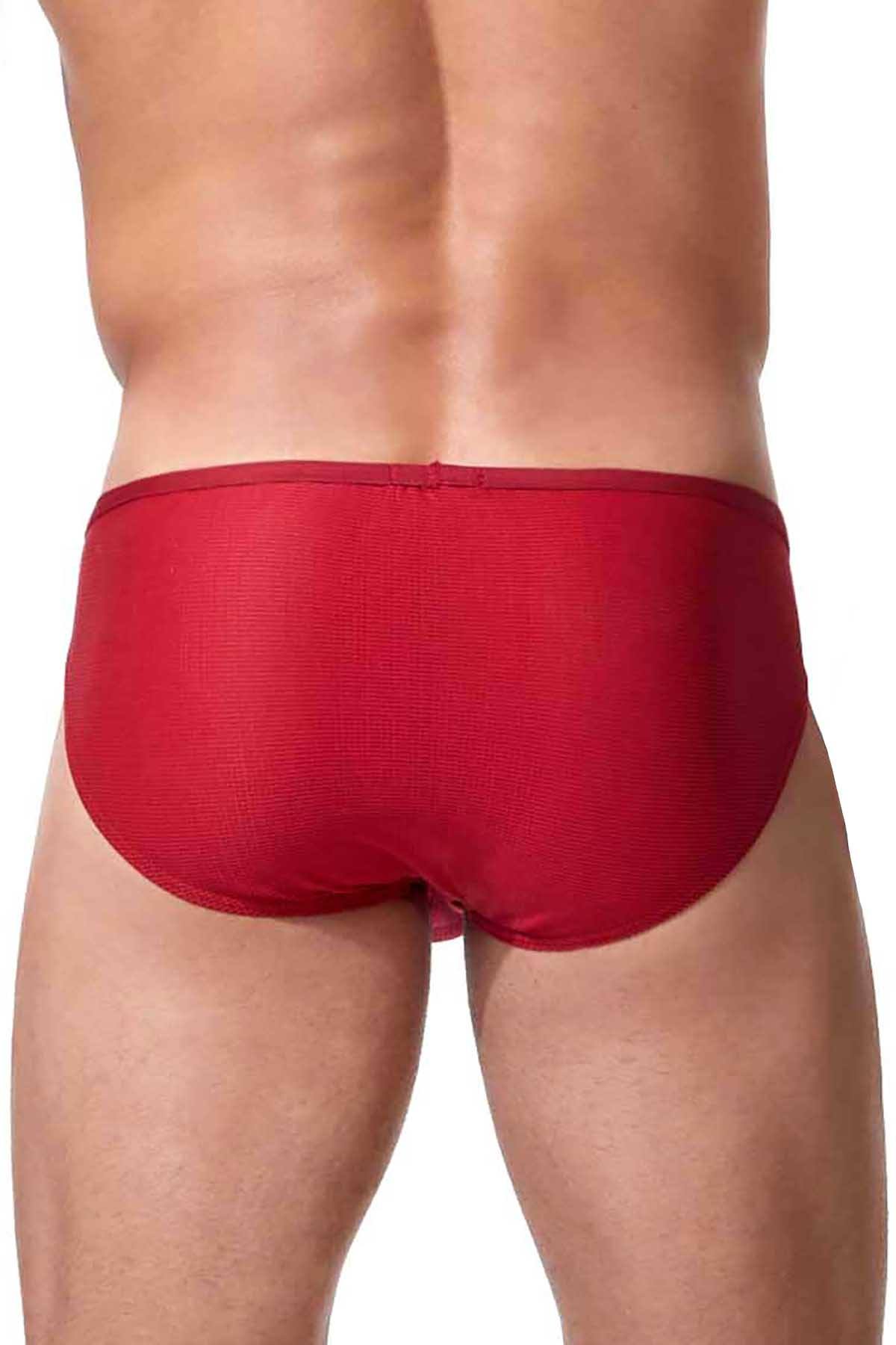 Gregg Homme Red Micro-Modal/Jacquard Xcite Brief