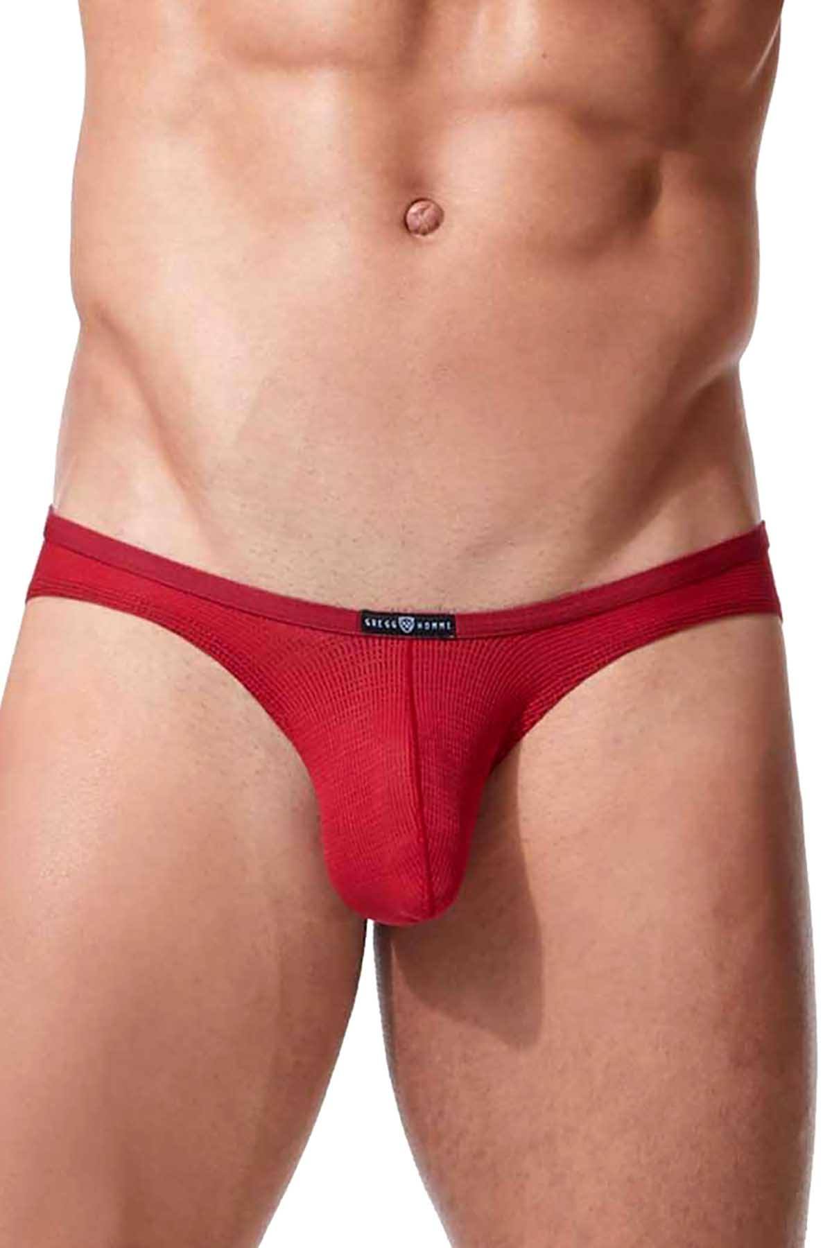 Gregg Homme Red Micro-Modal/Jacquard Xcite Brief