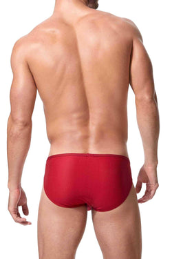 Gregg Homme Red Micro-Modal/Jacquard Xcite Brief thumbnail 2