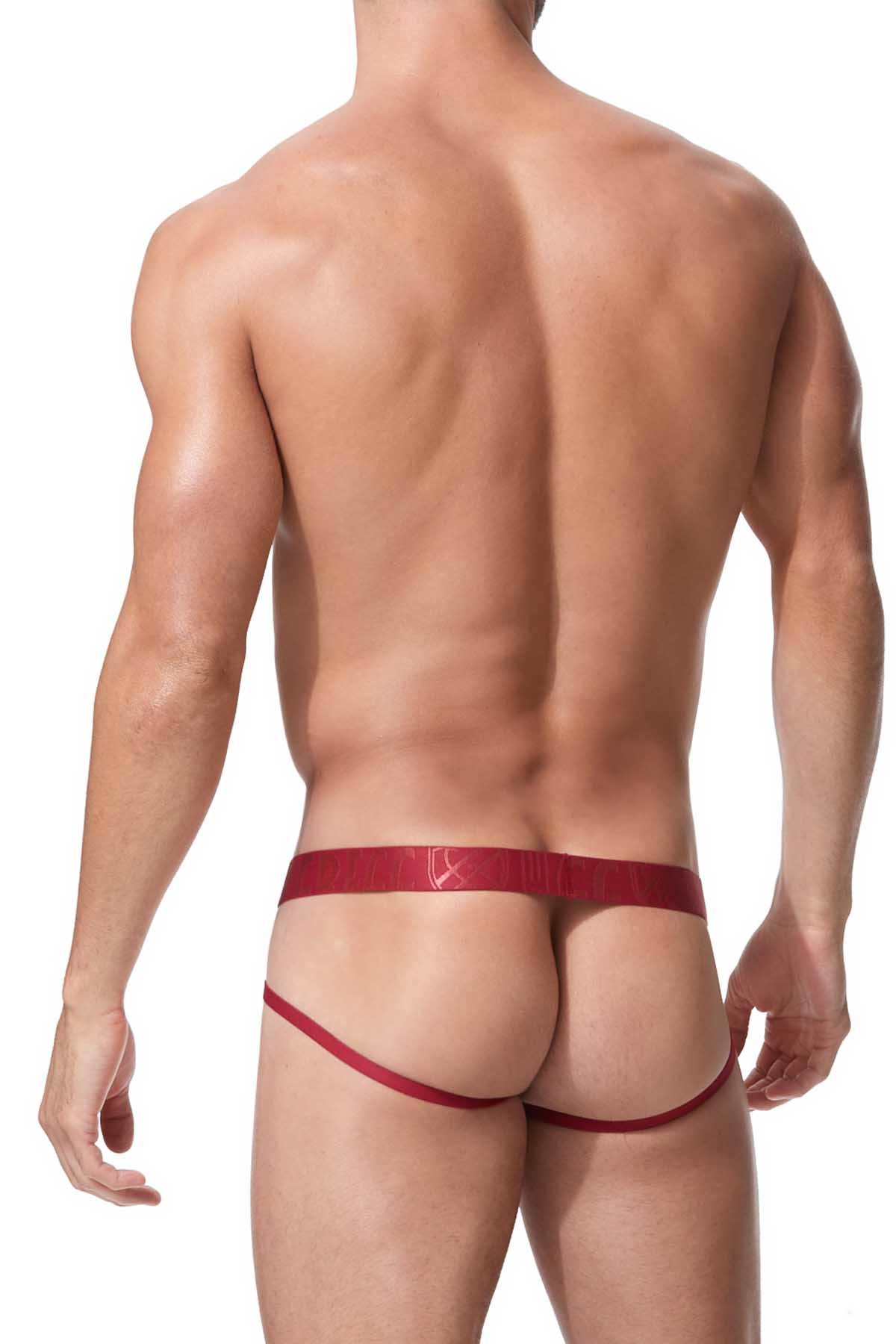 Gregg Homme Red Micro-Modal/Jacquard Xcite Jockstrap