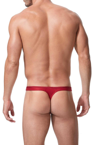 Gregg Homme Red Micro-Modal/Jacquard Xcite Thong