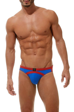 Gregg Homme Red/Royal Sea Reef Swimwear Brief thumbnail 1