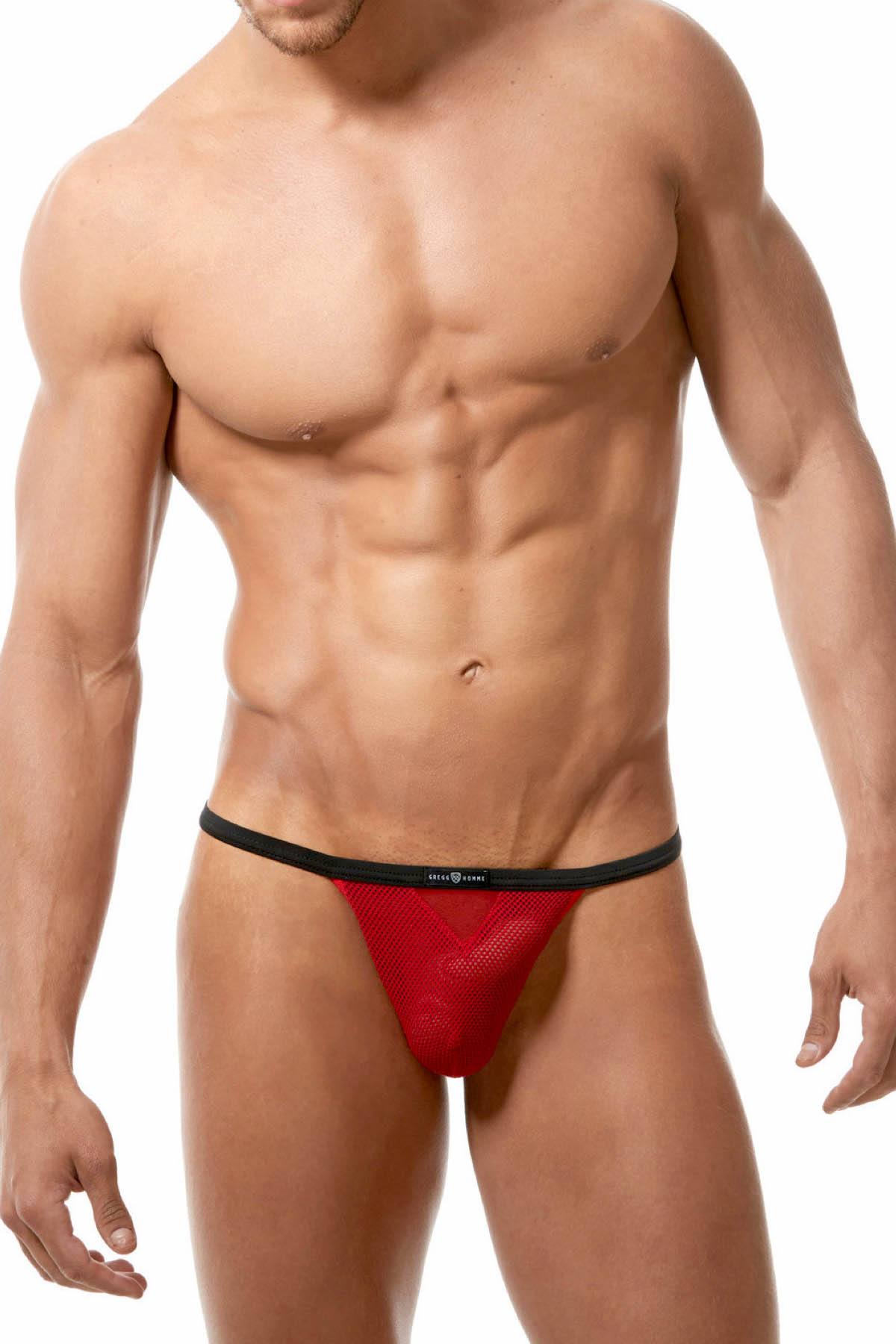 Gregg Homme Red Vigor Italian-Mesh G-String