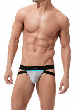 Gregg Homme Silver Super Ero Jockstrap thumbnail 4